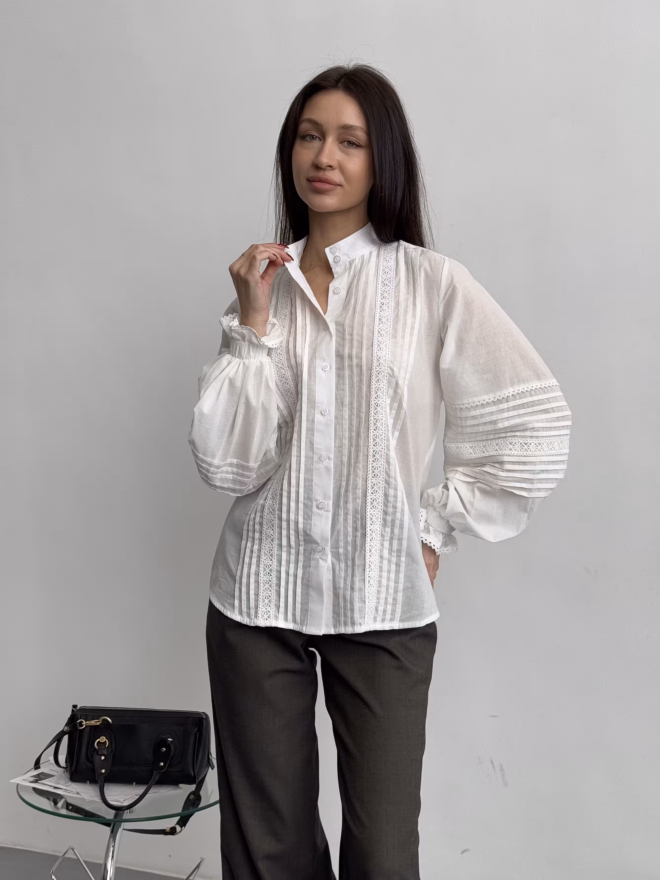Batiste Shirt With lace